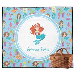 Mermaids Outdoor Picnic Blanket (Personalized)