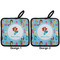 Mermaids Pot Holders - Set of 2 APPROVAL