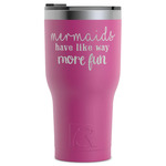 Mermaids RTIC Tumbler - Magenta - Laser Engraved - Single-Sided