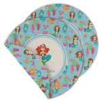 Mermaids Round Linen Placemat - Double Sided (Personalized)