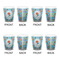 Mermaids Shot Glass - White - Set of 4 - APPROVAL