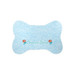 Mermaids Bone Shaped Dog Food Mat (Small) (Personalized)