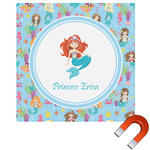 Mermaids Square Car Magnet - 10" (Personalized)