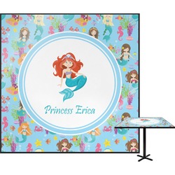 Mermaids Square Table Top - 30" (Personalized)