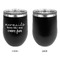 Mermaids Stainless Wine Tumblers - Black - Single Sided - Approval