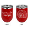 Mermaids Stainless Wine Tumblers - Red - Double Sided - Approval