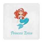 Mermaids Standard Decorative Napkins (Personalized)