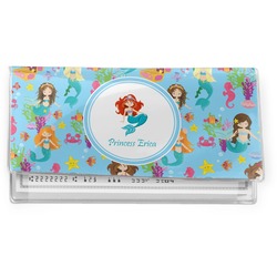 Mermaids Vinyl Checkbook Cover (Personalized)