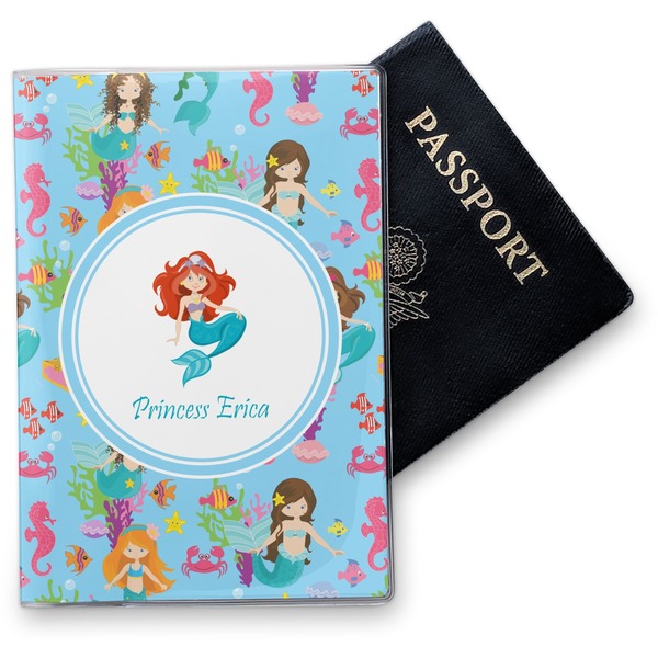 Custom Mermaids Vinyl Passport Holder (Personalized)