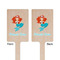 Mermaids Wooden 6.25" Stir Stick - Rectangular - Double Sided - Front & Back