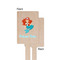 Mermaids Wooden 6.25" Stir Stick - Rectangular - Single - Front & Back