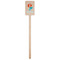 Mermaids Wooden 6.25" Stir Stick - Rectangular - Single Stick