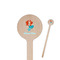 Mermaids Wooden 7.5" Stir Stick - Round - Closeup