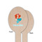 Mermaids Wooden Food Pick - Oval - Single Sided - Front & Back