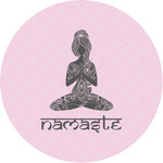 Lotus Pose Multipurpose Round Labels - 1"