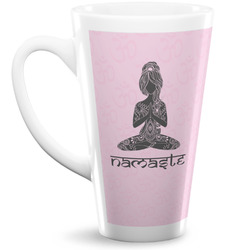 Lotus Pose 16 Oz Latte Mug