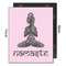 Lotus Pose 16x20 Wood Print - Front & Back View