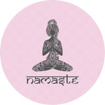 Lotus Pose Multipurpose Round Labels - 2"