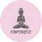 Lotus Pose 2" Multipurpose Round Labels - Single Sticker