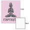 Lotus Pose 20x24 - Matte Poster - Front & Back