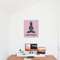 Lotus Pose 20x24 - Matte Poster - On the Wall