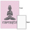 Lotus Pose 20x30 - Matte Poster - Front & Back