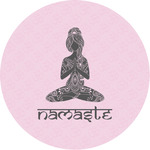 Lotus Pose Multipurpose Round Labels - 3"