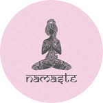 Lotus Pose Multipurpose Round Labels - 5"