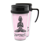 Lotus Pose Acrylic Travel Mug