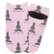 Lotus Pose Adult Ankle Socks - Single Pair - Front and Back