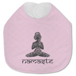 Lotus Pose Jersey Knit Baby Bib