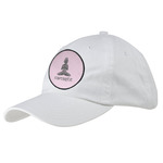 Lotus Pose Baseball Cap - White