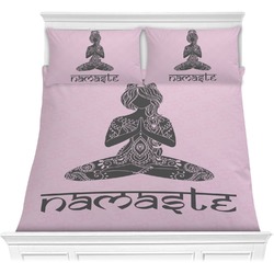 Lotus Pose Comforter Set - Full / Queen (Personalized)