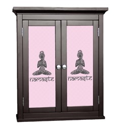 Lotus Pose Cabinet Decal - Small (Personalized)