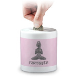 Lotus Pose Coin Bank (Personalized)