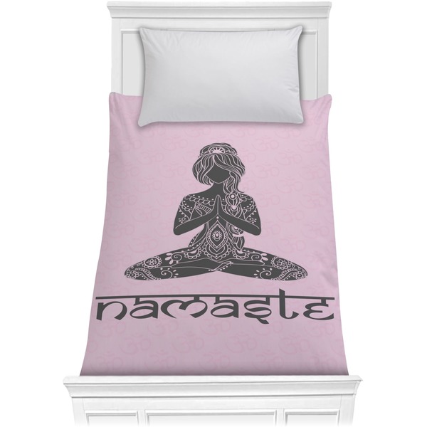 Custom Lotus Pose Comforter - Twin (Personalized)