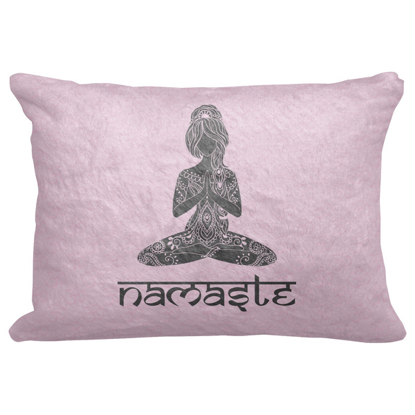 Custom Lotus Pose Decorative Baby Pillowcase - 16"x12"