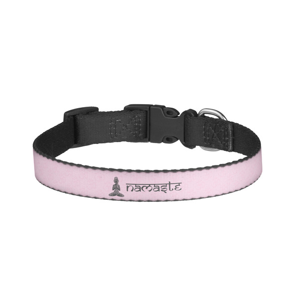 Custom Lotus Pose Dog Collar - Small