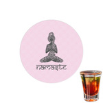 Lotus Pose Printed Drink Topper - 1.5"