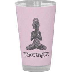 Lotus Pose Pint Glass - Full Color