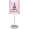 Lotus Pose Drum Lampshade with base included