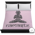 Lotus Pose Duvet Cover - Full / Queen (Personalized)