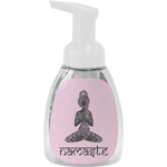 Lotus Pose Foam Soap Bottle - White