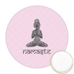 Lotus Pose Printed Cookie Topper - 2.5"