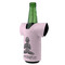 Lotus Pose Jersey Bottle Cooler - ANGLE (on bottle)