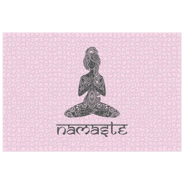 Custom Lotus Pose Jigsaw Puzzle - 1000-piece