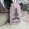 Lotus Pose Large Laundry Bag - In Context