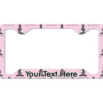 Lotus Pose License Plate Frame - Style C