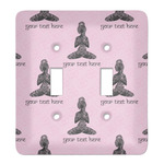 Lotus Pose Light Switch Cover (2 Toggle Plate) (Personalized)