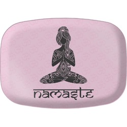 Lotus Pose Melamine Platter (Personalized)